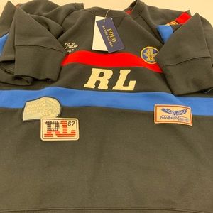 Womens polo racer collection crew neck